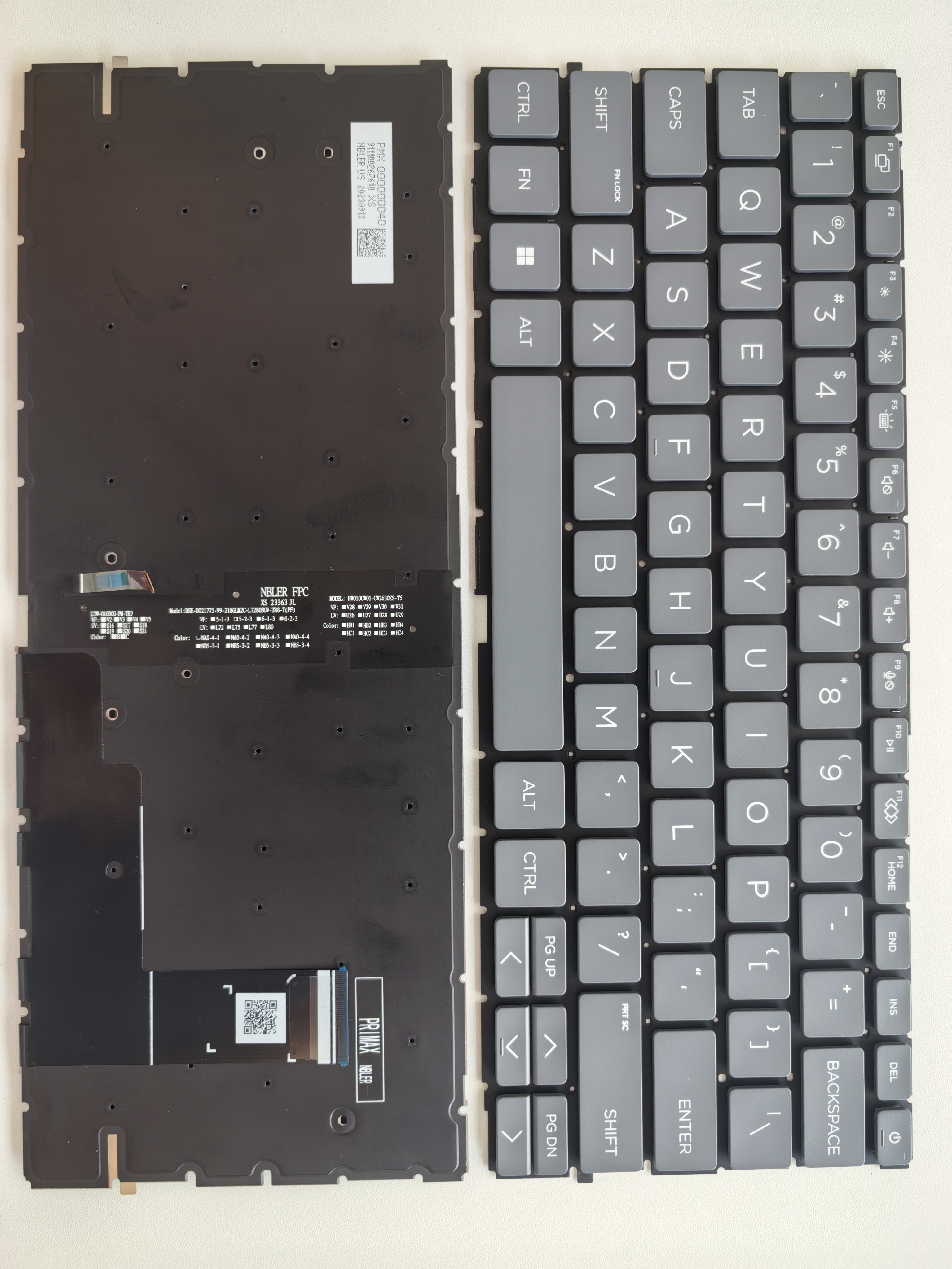 Picture of New Replacement Laptop Keyboard For HP 440G11/445G11/840G11/840G11/640G11/645G11 Grey Backlit US Layout